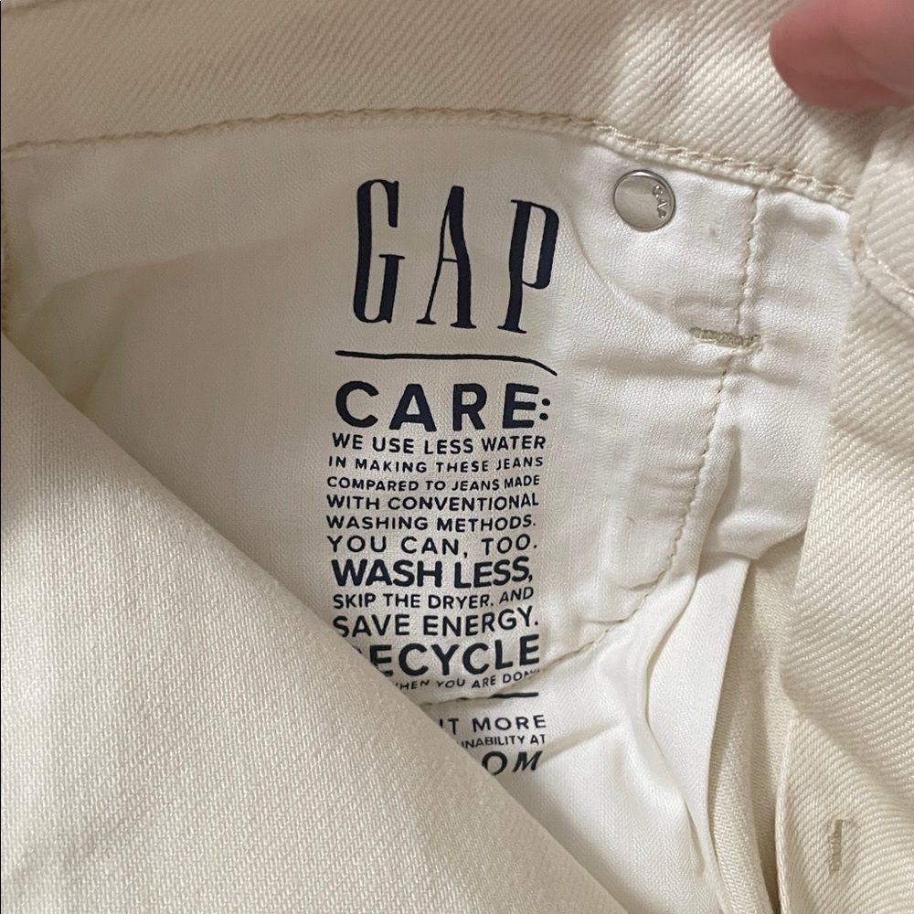 Gap baggy Mid Rise UltraSoft Baggy wide leg Jeans, new with tags size 26 - Picture 8 of 8